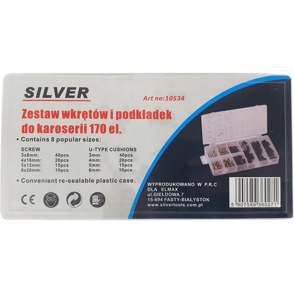 Silver PODKŁADKI DO KAROSERII 170el. /SILVER 11922325 5907589360271