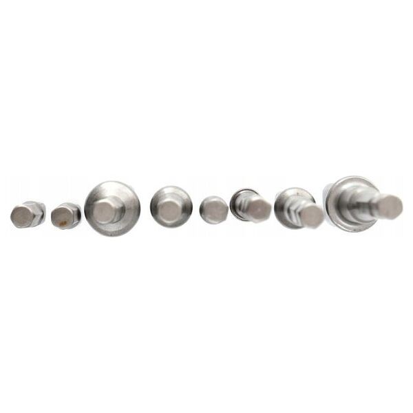 Silver SILVER KOMPLET ADAPTERÓW / UCHWYTÓW DO NASADEK 8szt. 1/2-3/8-1/4" 11922344 5907589364088