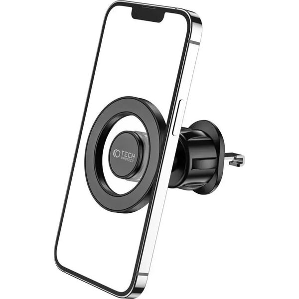 4kom.pl Uchwyt samochodowy N51 magnetyczny MagSafe do kratki Car Mount Black 11951130 9589046925801