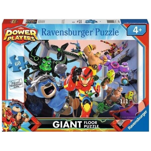 Ravensburger Puzzle 60el podłogowe Power Players Giant 031184 Ravensburger 11956682 4005556031184