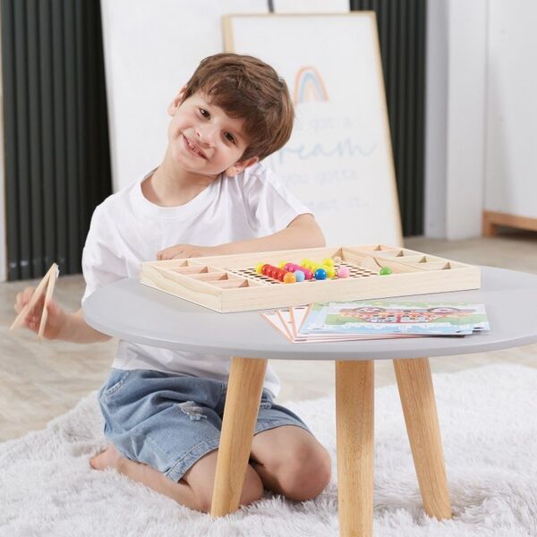 Viga Toys VIGA Drewniana Gra Kulki Złap i Dopasuj Układanka 11963672 6971608445743