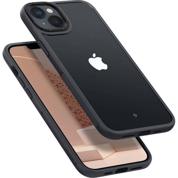 Spigen Etui Spigen Caseology Skyfall do iPhone 14 Plus 6,7" Czarny/Matter Black ACS04924 11987164 810083831565