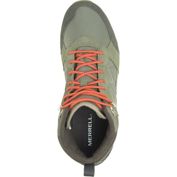 Buty trekkingowe męskie Merrell Alpine Sneaker Mid WP 2 zielone r. 45 12018118 195017938429