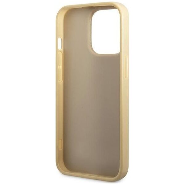 Guess Etui Guess GUHCP14LHGGSHD Apple iPhone 14 Pro złoty/gold hard case Glitter Script 12175753 3666339065102