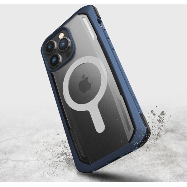 Raptic Secure Case etui iPhone 14 Pro Max z MagSafe pancerny pokrowiec niebieski 12176231 6950941493543