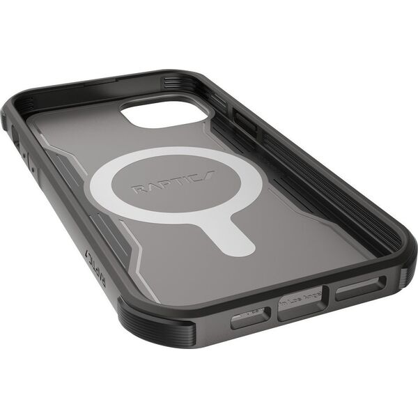 Raptic Fort Case etui iPhone 14 Pro z MagSafe pancerny pokrowiec czarny 12176252 6950941493604