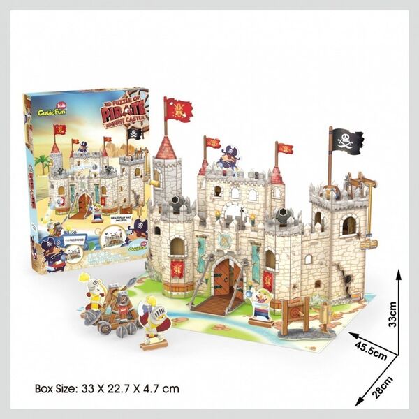 Cubic Fun Puzzle 3D - Zamek piratów 12177626 6944588208332