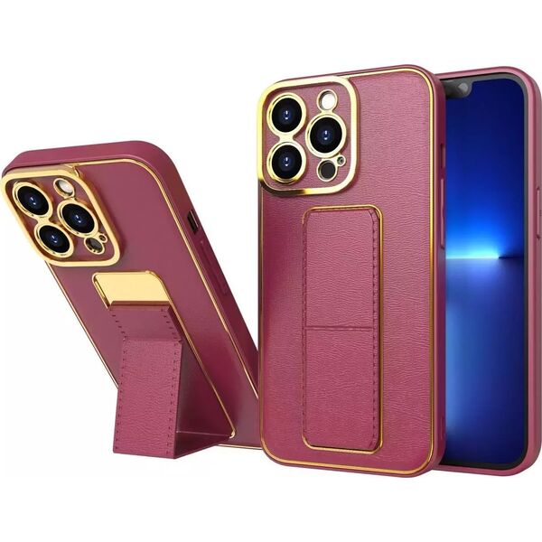 New Kickstand Case etui do iPhone 13 Pro z podstawką czerwony 12178485 9145576259474