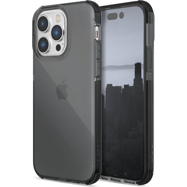 Raptic Clear Case etui iPhone 14 Pro Max pancerny pokrowiec czarny 12178542 6950941495615