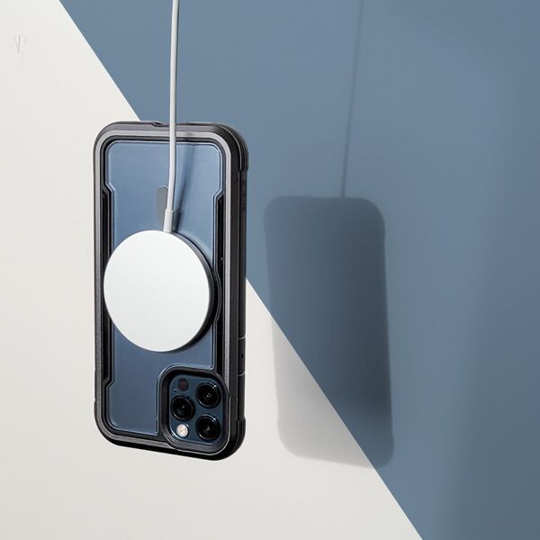 Raptic Secure Case etui iPhone 14 Plus z MagSafe pancerny pokrowiec czarny 12178551 6950941493505