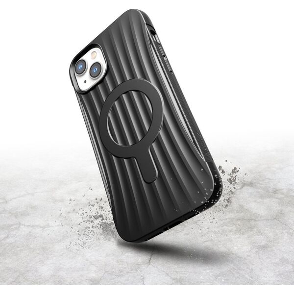 Raptic Clutch Built Case etui iPhone 14 Plus z MagSafe pokrowiec plecki czarny 12178557 6950941493277