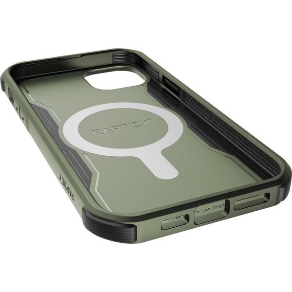Raptic Fort Case etui iPhone 14 z MagSafe pancerny pokrowiec zielony 12178567 6950941493567