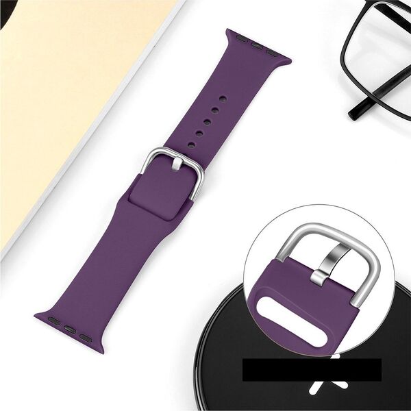 Hurtel Silicone Strap APS silikonowa opaska do Watch 8 / 7 / 6 / 5 / 4 / 3 / 2 / SE (41 / 40 / 38mm) pasek bransoleta do zegarka miętowy 12179835 9145576259238