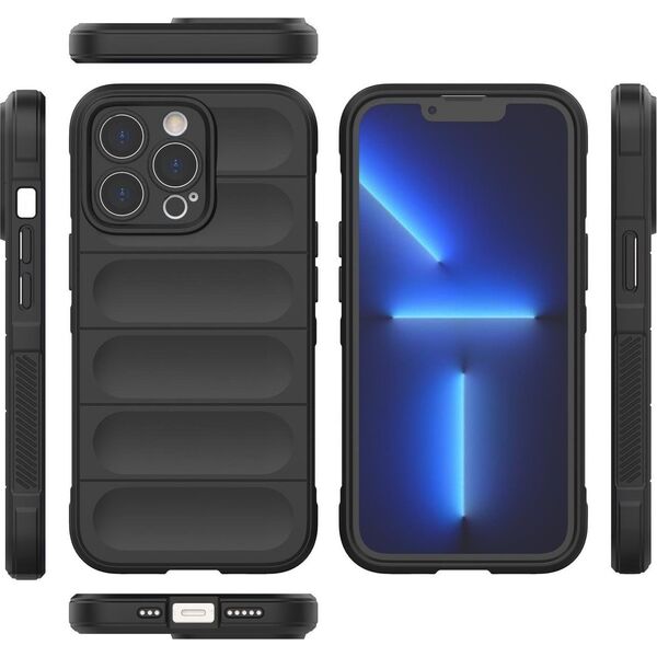 Hurtel Magic Shield Case etui do iPhone 13 Pro Max elastyczny pancerny pokrowiec ciemnoniebieski 12179842 9145576258620