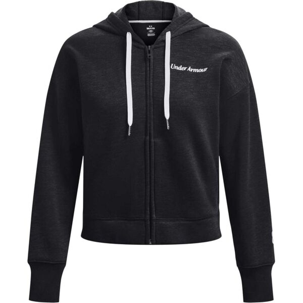 Under Armour Under Armour Essential Fleece Script FZ Hoodie 1374106-001 Czarne M 12192770 196039084279