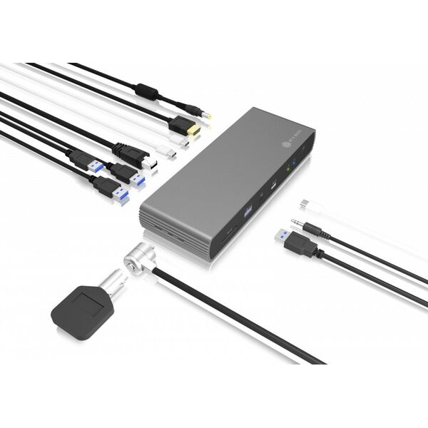 Stacja/replikator Icy Box Thunderbolt 4 (IB-DK8801-TB4) 12194752 4250078172710