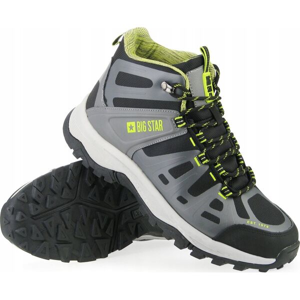Buty trekkingowe męskie Big Star Big Star Trekking Shoes KK174098 szary 43 12241126 5900714579166