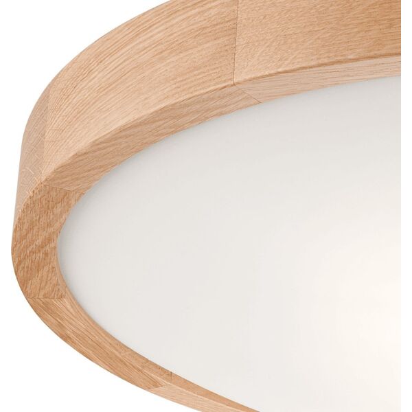 Lampa sufitowa Lamkur Plafon drewniany dębowy LED 3-punktowy wypukły 47cm 12287194 5907687441308