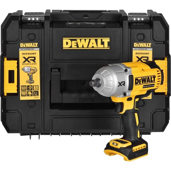 Klucz udarowy Dewalt DEWALT KLUCZ UDAROWY 1/2" 18V 1355Nm BEZ AKU. I LAD. TSTAK DCF900NT 12291719 5035048743324