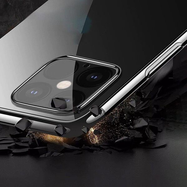Hurtel Clear Color case żelowy pokrowiec etui z metaliczną ramką Xiaomi Redmi Note 11 Pro+ 5G / 11 Pro 5G / 11 Pro niebieski 12291760 9145576264430