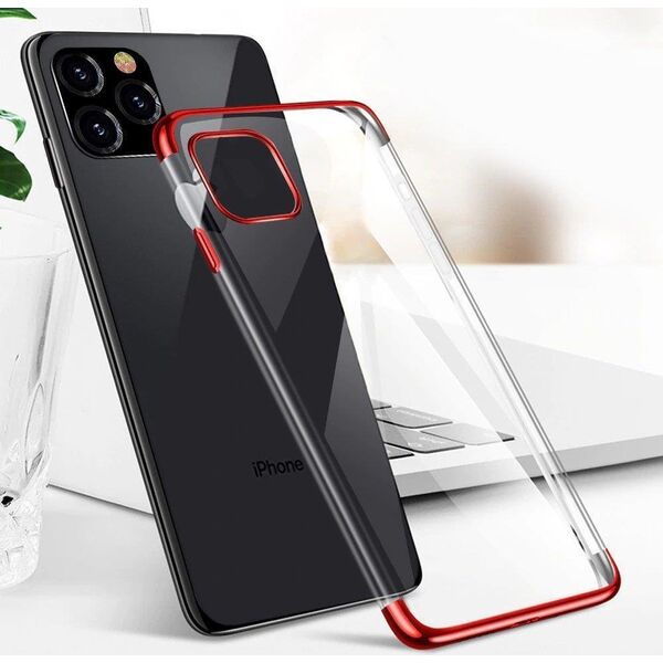 Hurtel Clear Color case żelowy pokrowiec etui z metaliczną ramką Xiaomi Redmi Note 11 Pro+ 5G / 11 Pro 5G / 11 Pro niebieski 12291760 9145576264430