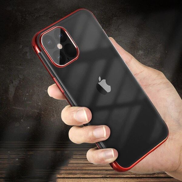 Hurtel Clear Color case żelowy pokrowiec etui z metaliczną ramką Xiaomi Redmi Note 11 Pro+ 5G / 11 Pro 5G / 11 Pro niebieski 12291760 9145576264430