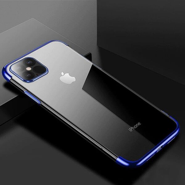 Hurtel Clear Color case żelowy pokrowiec etui z metaliczną ramką Xiaomi Redmi Note 11 Pro+ 5G / 11 Pro 5G / 11 Pro niebieski 12291760 9145576264430