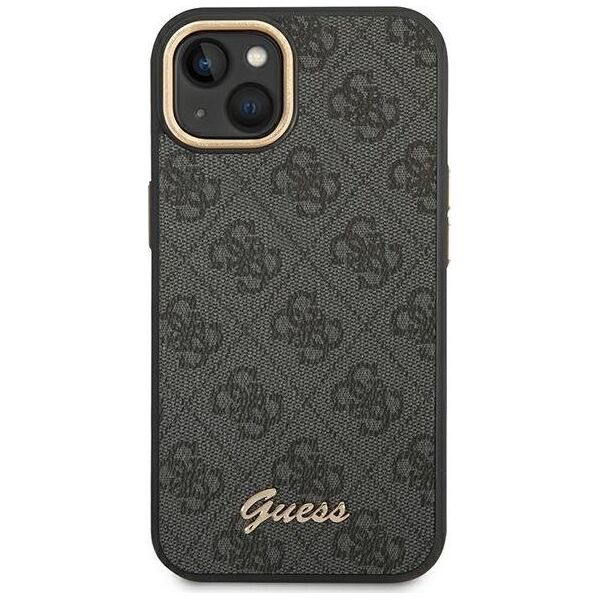 Guess Guess GUHCP14SHG4SHK iPhone 14 6,1" czarny/black hard case 4G Vintage Gold Logo NoSize 12293859 3666339065201