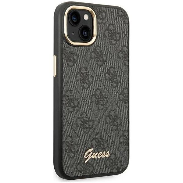 Guess Guess GUHCP14SHG4SHK iPhone 14 6,1" czarny/black hard case 4G Vintage Gold Logo NoSize 12293859 3666339065201