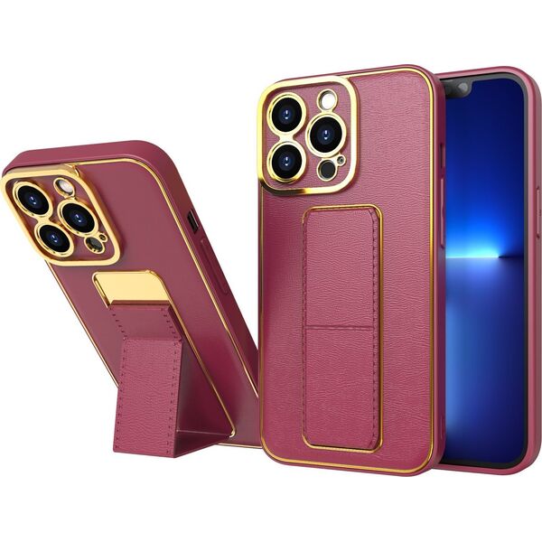 Hurtel New Kickstand Case etui do iPhone 12 Pro z podstawką czerwony 12294498 9145576259894