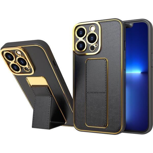 Hurtel New Kickstand Case etui do iPhone 12 Pro z podstawką czarny 12295430 9145576259924