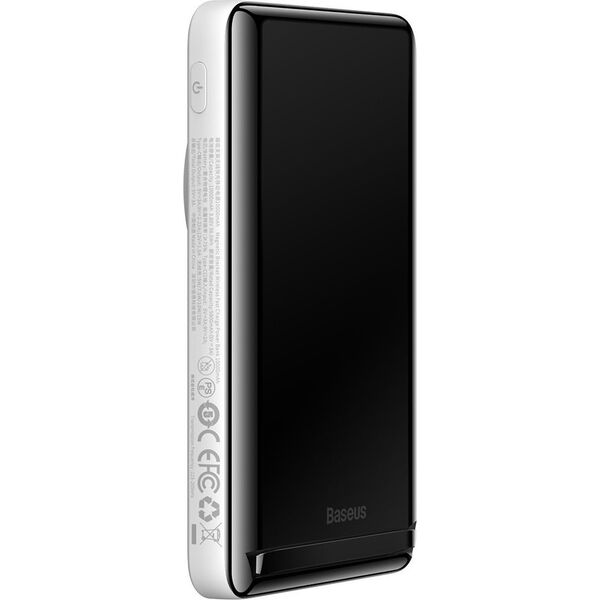 Powerbank Baseus Magnetic Bracket 10000 mAh Biały 12297436 6932172614614