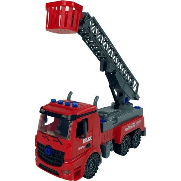 LeanToys Straż Pożarna Do Rozkręcania Czerwona DIY Śrubokręt 12297513 5904665998632