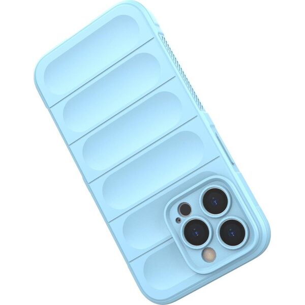 Hurtel Magic Shield Case etui do iPhone 13 Pro Max elastyczny pancerny pokrowiec jasnoniebieski 12299419 9145576258637