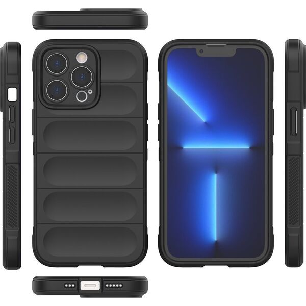 Hurtel Magic Shield Case etui do iPhone 13 Pro elastyczny pancerny pokrowiec ciemnoniebieski 12299420 9145576258576