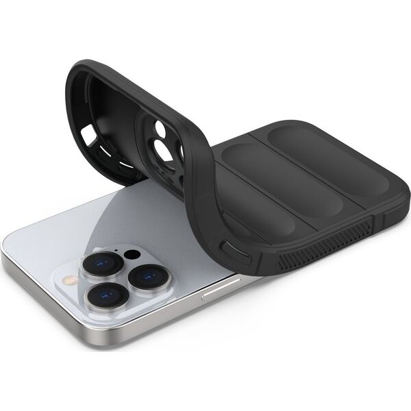 Hurtel Magic Shield Case etui do iPhone 13 Pro elastyczny pancerny pokrowiec ciemnoniebieski 12299420 9145576258576