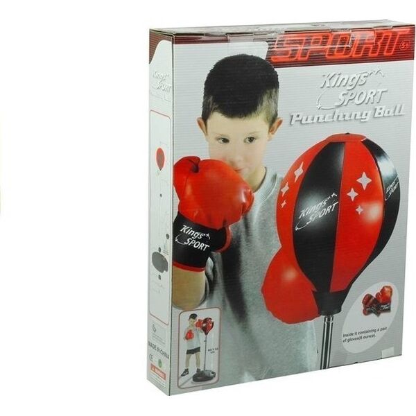 LeanToys Duży Zestaw Bokserski + Rękawice Gruszka Stojak 12300946 5904665998229