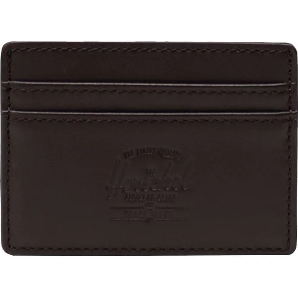 Herschel Herschel Charlie Leather RFID Wallet 11146-04123 Brązowe One size 12318070 828432554898