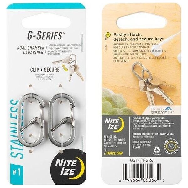NiteIze Karabinek Nite Ize G-Series Dual Chamber Carab. 1 12363097 94664050662