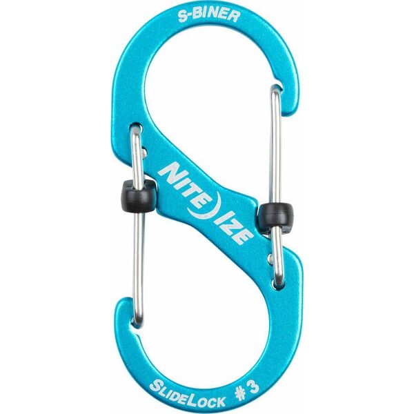 NiteIze Karabinek Nite Ize S-Biner Slidelock #3 Blue 12363120 94664041790