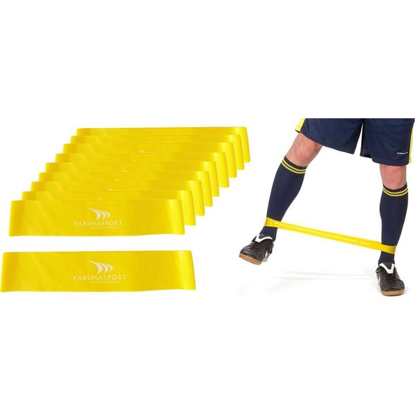YakimaSport Guma fitness - zestaw 20 gum ŻÓŁTE - mały opór 12363640 5903137554710