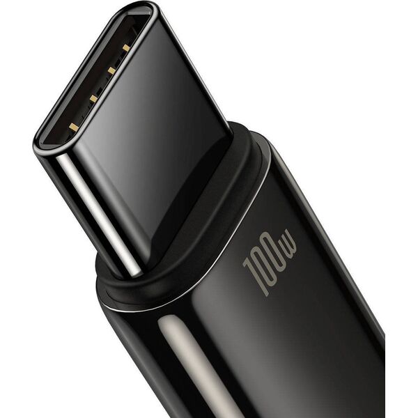 Kabel USB Baseus USB-A - USB-C 1 m Czarny (CAWJ000001) 12367099 6932172618087