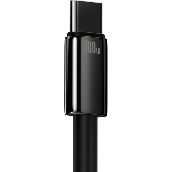 Kabel USB Baseus USB-A - USB-C 2 m Czarny (CAWJ000101) 12367100 6932172618094