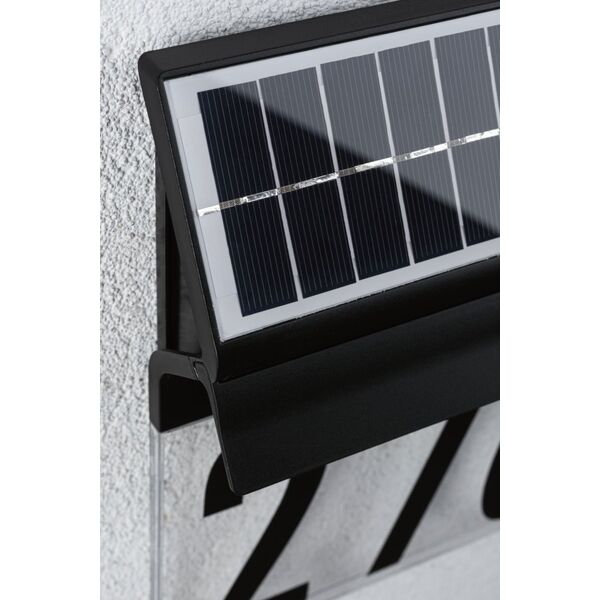 Kinkiet Paulmann Oprawa solarna NEDA IP44 3000K 14lm czarna z czujnikime ruchu 12408155 4000870946947