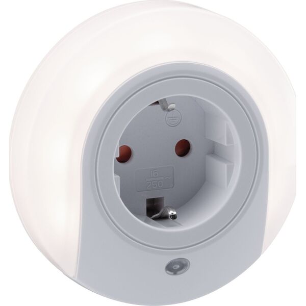 Lampka wtykowa do gniazdka Paulmann Esby oświetlenie nocne Wtyczka Biały 0,2W 3000K Sensor 12408351 4000870924945