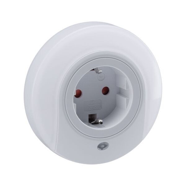 Lampka wtykowa do gniazdka Paulmann Esby oświetlenie nocne Wtyczka Biały 0,2W 3000K Sensor 12408351 4000870924945