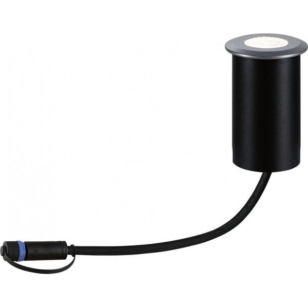 Paulmann Outdoor Plug & Shine Floor 7W IP65 230V 3000K Szary/ Aluminium 12408356 4000870943700