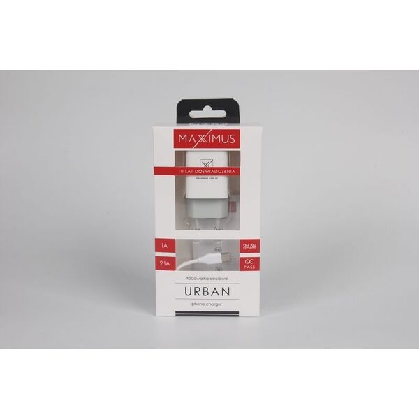 Ładowarka Maxximus Ład. sieć. Maxximus Urban 2.1A Type-C, 2xUSB 12419856 5901313560746