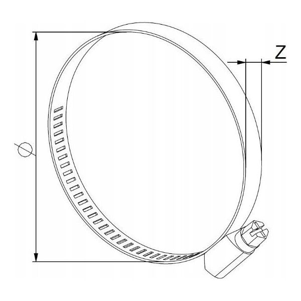 AWENTA Opaska zaciskowa Awenta OP2 fi 100-120 12456689 5905033298484
