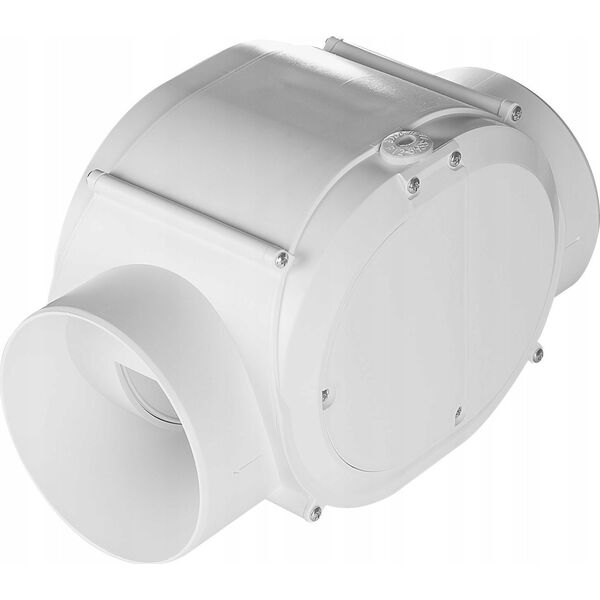 AWENTA Wentylator kanałowy VTR Awenta VTR100D fi100mm 42/70m3/h 12/22,5W 230V biały 12456697 5905033313651